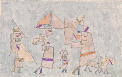 Walk in the Orient Paul Klee